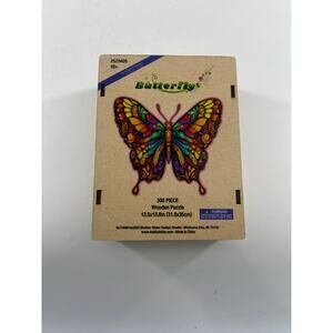 Butterfly Puzzle Gift Girls 300 Pieces Wood New